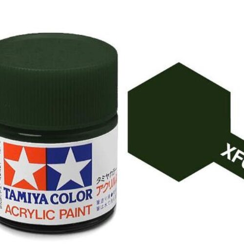 VERNICE ACRILICA TAMIYA XF61 DARK GREEN – VERDE SCURO OPACO