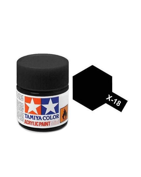Colore vernice acrilica Tamiya per modellismo statico X18 lucido