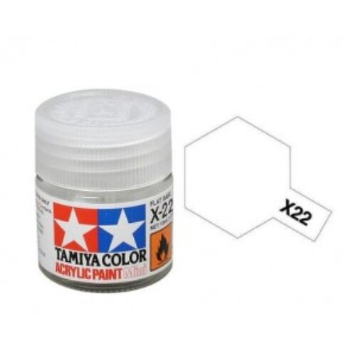 Colore vernice acrilica Tamiya trasparente lucido X22
