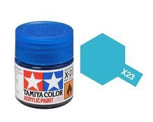Colore vernice acrilica Tamiya per modellismo statico X23 blu lucido