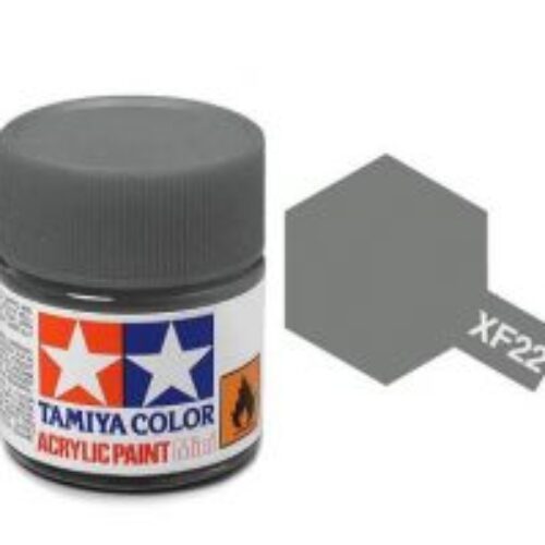 VERNICE ACRILICA TAMIYA XF22 RLM GREY – GRIGIO RLM OPACO