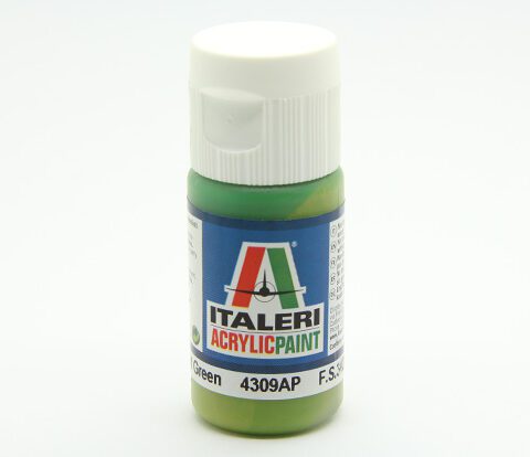 colore vernice acrilica Italeri per modellismo statico 4309AP flat light green