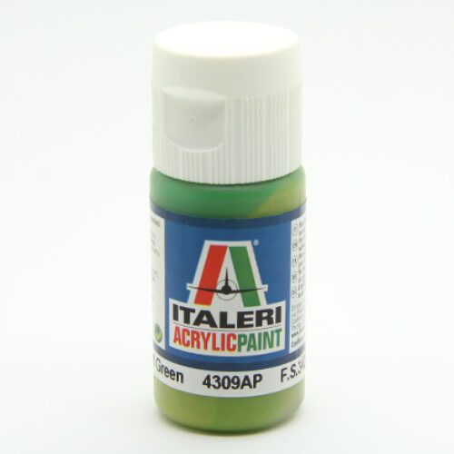 colore vernice acrilica Italeri per modellismo statico 4309AP flat light green