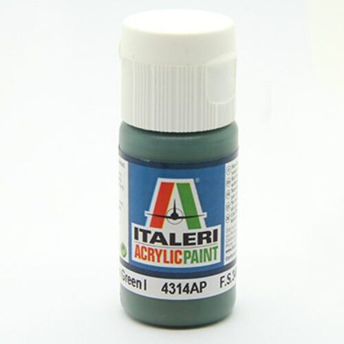 colore vernice acrilica Italeri per modellismo statico 4314AP flat medium green