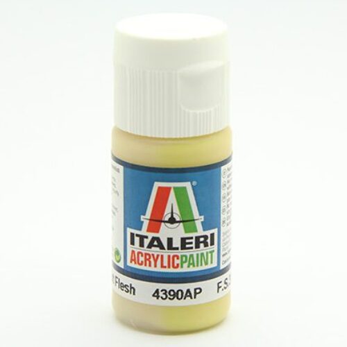 colore vernice acrilica Italeri per modellismo statico 4390AP flat Light flesh