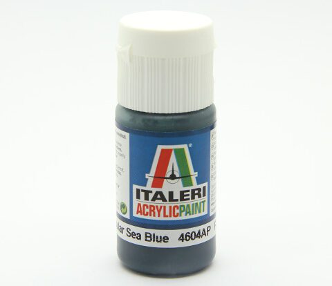 colore vernice acrilica Italeri per modellismo statico 4604AP flat non specular sea blue