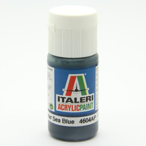 colore vernice acrilica Italeri per modellismo statico 4604AP flat non specular sea blue