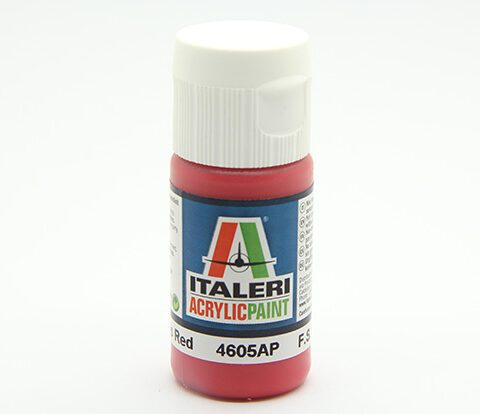 colore vernice acrilica Italeri per modellismo statico 4605AP gloss red navy