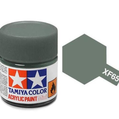 Colore vernice acrilica Tamiya per modellismo statico XF65 opaco
