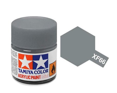 Colore vernice acrilica Tamiya per modellismo statico XF66 opaco