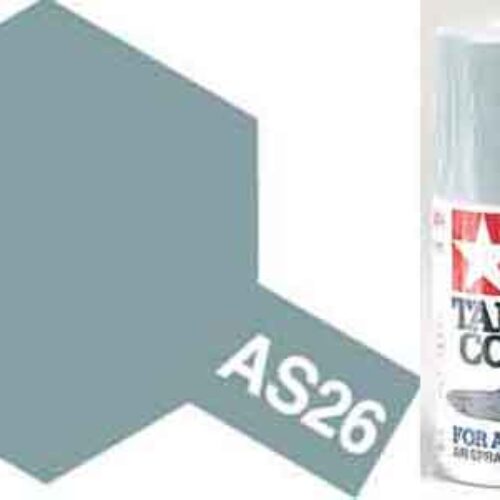 Spray Tamiya AS-26 Light Ghost Grey 100ml modellismo statico