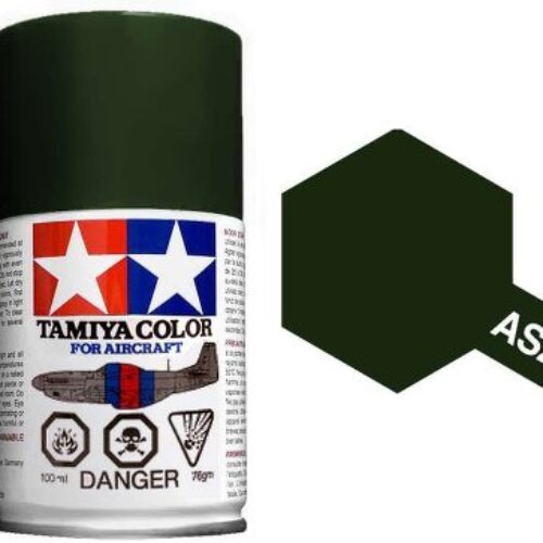 Spray Tamiya AS-24 dark green German 100ml modellismo statico
