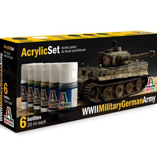 Set 6 Colori Italeri WWll Military German Army