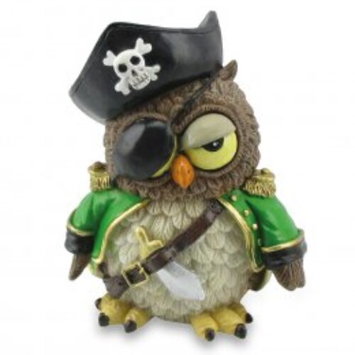 Gufo Pirata – H: 11cm – Gufetti collezionabili Les Alpes