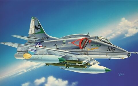 A-4 E/F/G SKYHAWK 1/48 italeri modellismo statico
