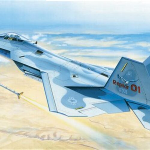 F-22 raptor 1/48 italeri modellismo statico