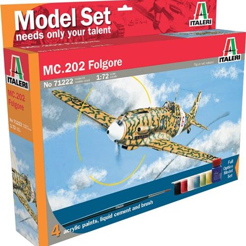 mc 202 folgore modellino statico scala 1:72