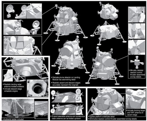 ASTRONAVE APOLLO 11 lunar module eagle - immagine 2