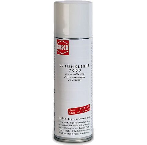 Busch 7000 colla Spray da 300ml per diorami e plastici