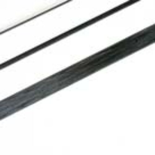 LISTELLO IN CARBONIO PIENO SEZIONE PIATTA 0,5x10x1000 MM