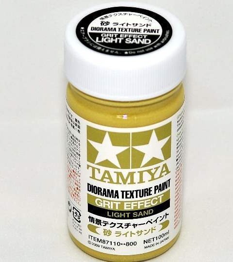 TAMIYA 87110 DIORAMA TEXTURE PAINT - GRIT EFFECT: LIGHT SAND