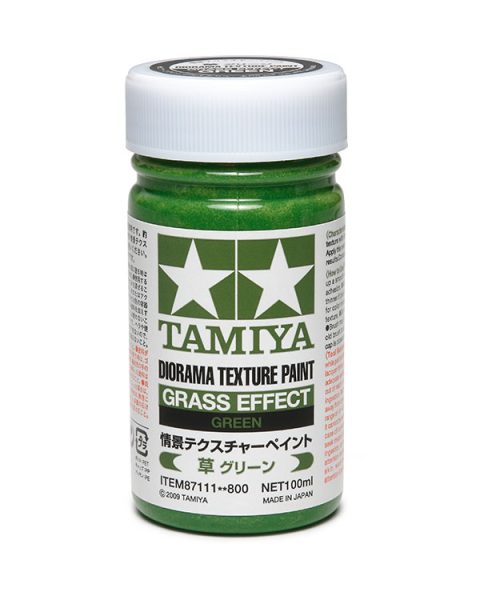 TAMIYA 87111 DIORAMA TEXTURE PAINT - GRASS EFFECT: GREEN
