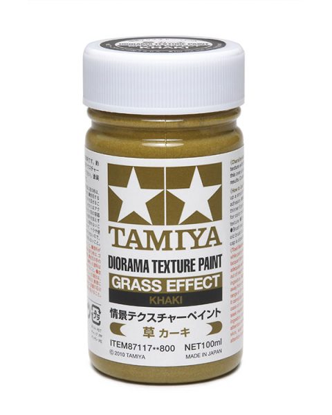 TAMIYA 87117 DIORAMA TEXTURE PAINT - GRASS EFFECT: KHAKI