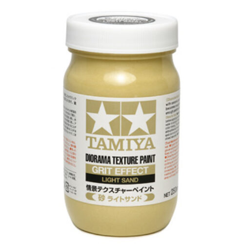 TAMIYA 87122 DIORAMA TEXTURE PAINT – GRIT EFFECT: LIGHT SAND 250ml