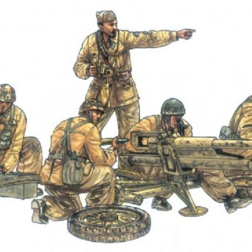 CANNONE DA 47/32 Mod. 39 WITH CREW – ITALERI 6490 – scala 1 : 35