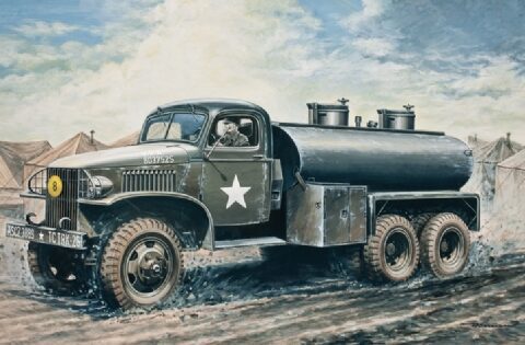 2 ½ Ton, 6x6 Water Tank Truck - ITALERI 0201 - scala 1 : 35