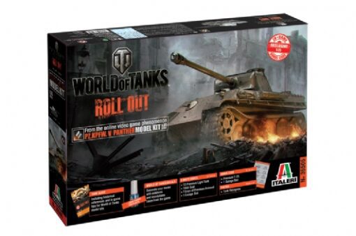 WORLD OF TANKS -Pz. Kpfw. V PANTHER - ITALERI 36506 - scala 1 : 35