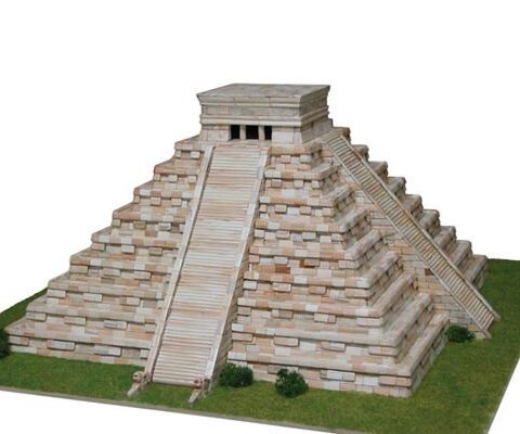 CUBIC FUN AEDES AS1270 TEMPIO DI KUKULCAN SCALA 1:175