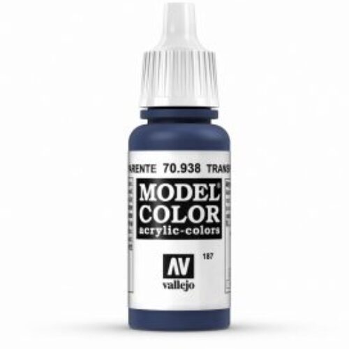 70938 Blu Trasparente Chiaro Colore Acrilico Vallejo Model Color 17ml