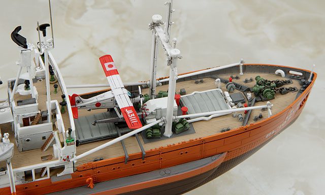 NAVE OCEANOGRAFICA DA ESPLORAZIONE ANTARTICA SOYA, MODELLO HASEGAWA SCALA 1/350 - immagine 5