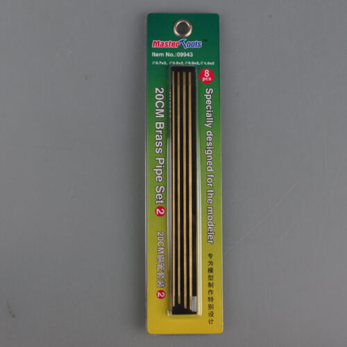 TUBETTI IN OTTONE Ø 0.30 – 0.40 – 0.50 – 0.60 mm 2 pz.x TIPO, Lung.200mm Master Tools 09942