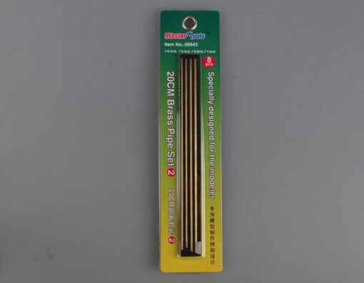 TUBETTI IN OTTONE Ø 0.30 – 0.40 – 0.50 – 0.60 mm 2 pz.x TIPO, Lung.200mm Master Tools 09942