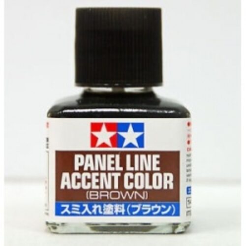 PANEL LINE ACCENT COLOR BROWN TAMIYA 87132