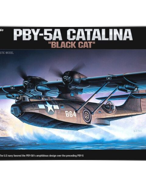 CONSOLIDATED PBY-5 CATALINA "BLACK CAT" - ACADEMY 12487 - scala 1 : 72