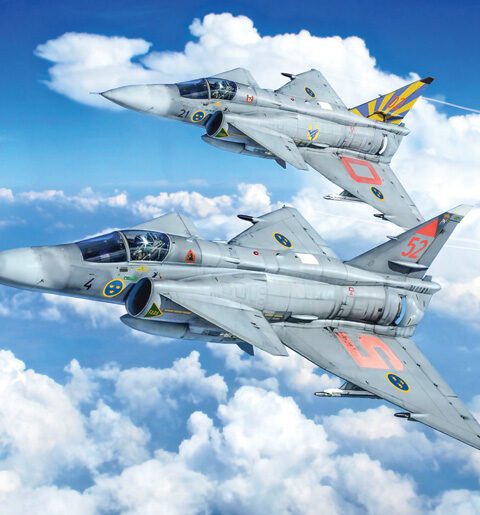 SAAB JA 37/AJ 37 VIGGEN - ITALERI 2785 SCALA 1:48