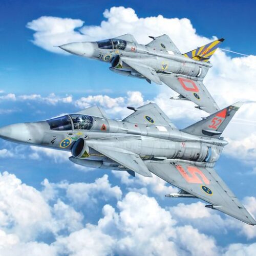 SAAB JA 37/AJ 37 VIGGEN – ITALERI 2785 SCALA 1:48