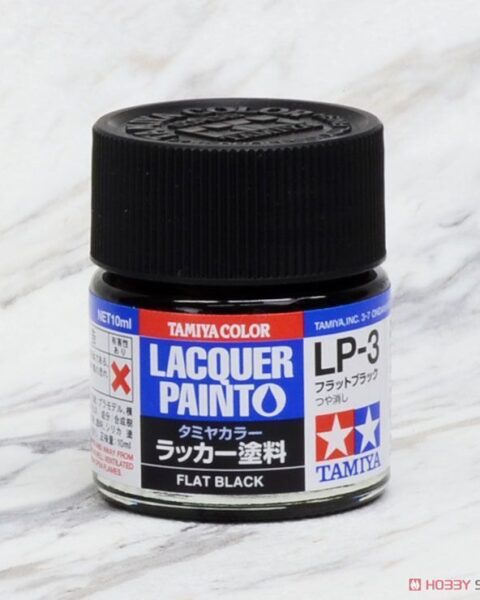 TAMIYA LACQUER PAINT LP-3 TC-82103 NERO OPACO