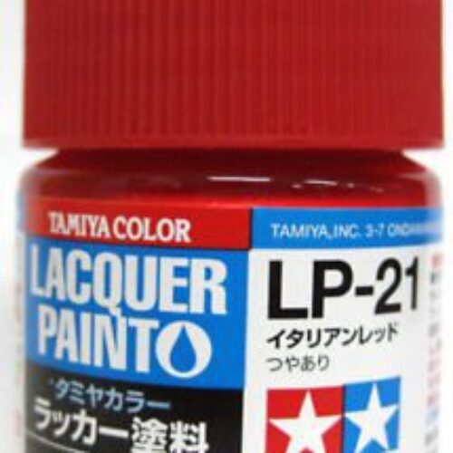 TAMIYA LACQUER PAINT LP-21 TC-82121 ITALIAN RED (ROSSO CORSA)