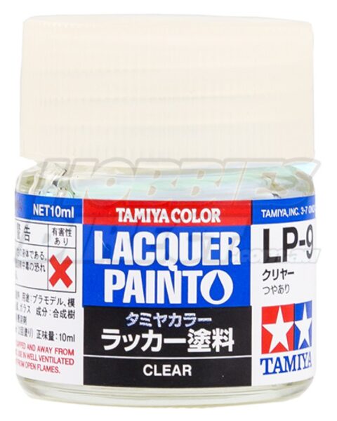 TAMIYA LACQUER PAINT LP-9 TC-82109 SMALTO TRASPARENTE LUCIDO