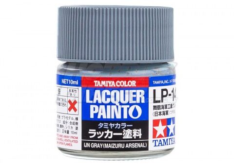 TAMIYA LACQUER PAINT LP-14 TC-82114 GRIGIO IJN (ARSENALE DI MAIZURU)