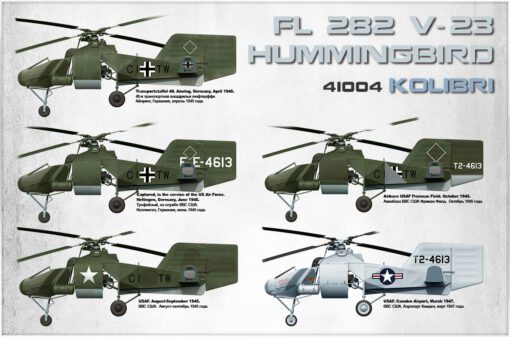 Fl 282 V-23 HUMMINGBIRD (KOLIBRI) -  MINI ART 41004 SCALA 1:35 - immagine 2