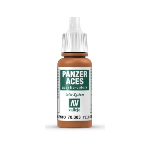 VALLEJO PANZER ACES YELLOWISH RUST CODICE 70303
