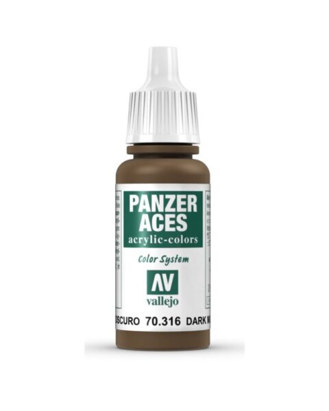VALLEJO PANZER ACES DARK MUD CODICE 70316