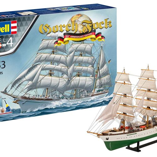 VELIERO GORCH FOCK EDIZIONE SPECIALE 60ESIMO ANNIVERSARIO, MODELLO REVELL 05695 SCALA 1: 253