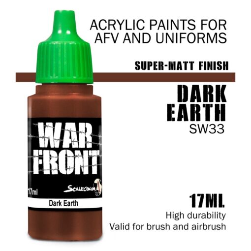 COLORE SCALE75 WAR FRONT CODICE SW33 - DARK EARTH - CONFEZIONE DA 17 ml