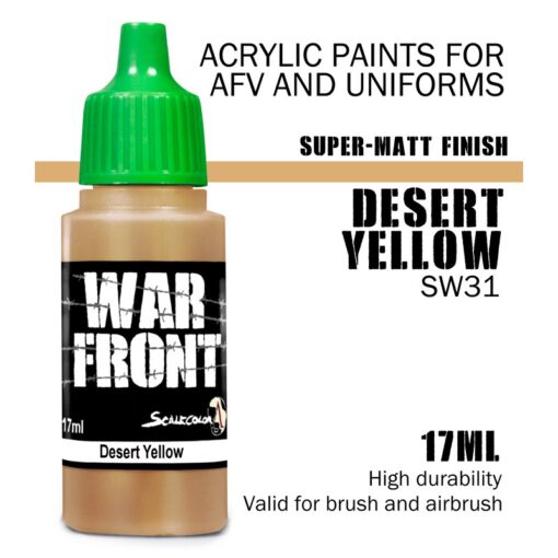 COLORE SCALE75 WAR FRONT CODICE SW31 - DESERT YELLOW - CONFEZIONE DA 17 ml